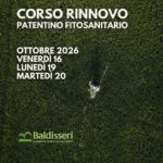 NUOVO – 2026 |  Corso Rinnovo Patentino Fitosanitario